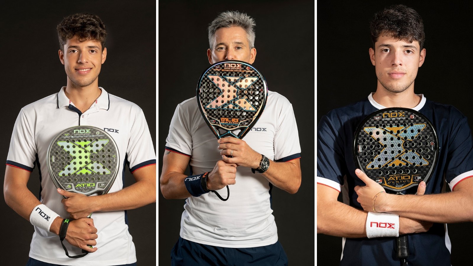 Similitudes y diferencias entre las palas de pádel AT10 Luxury Genius Arena, AT10 Luxury Genius y ML10 Luxury Bahía - NOX