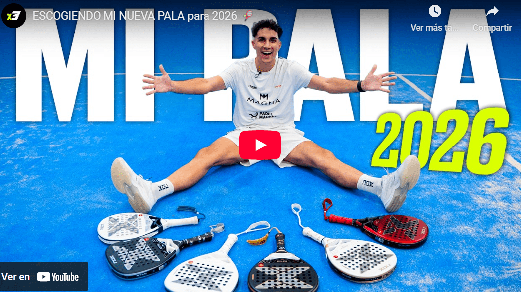 TRESCO ESCOGE LA PALA QUE LE VA A ACOMPAÑAR ESTA NUEVA TEMPORADA - NOX