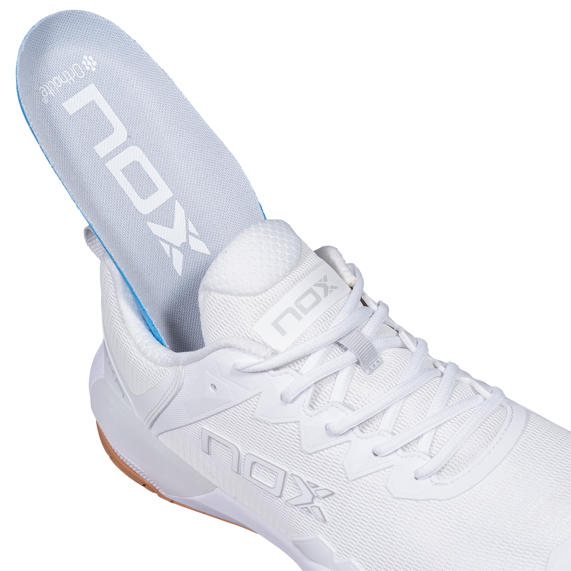 Zapatilla de Pickleball LUX HEXA White/Gum Rubber