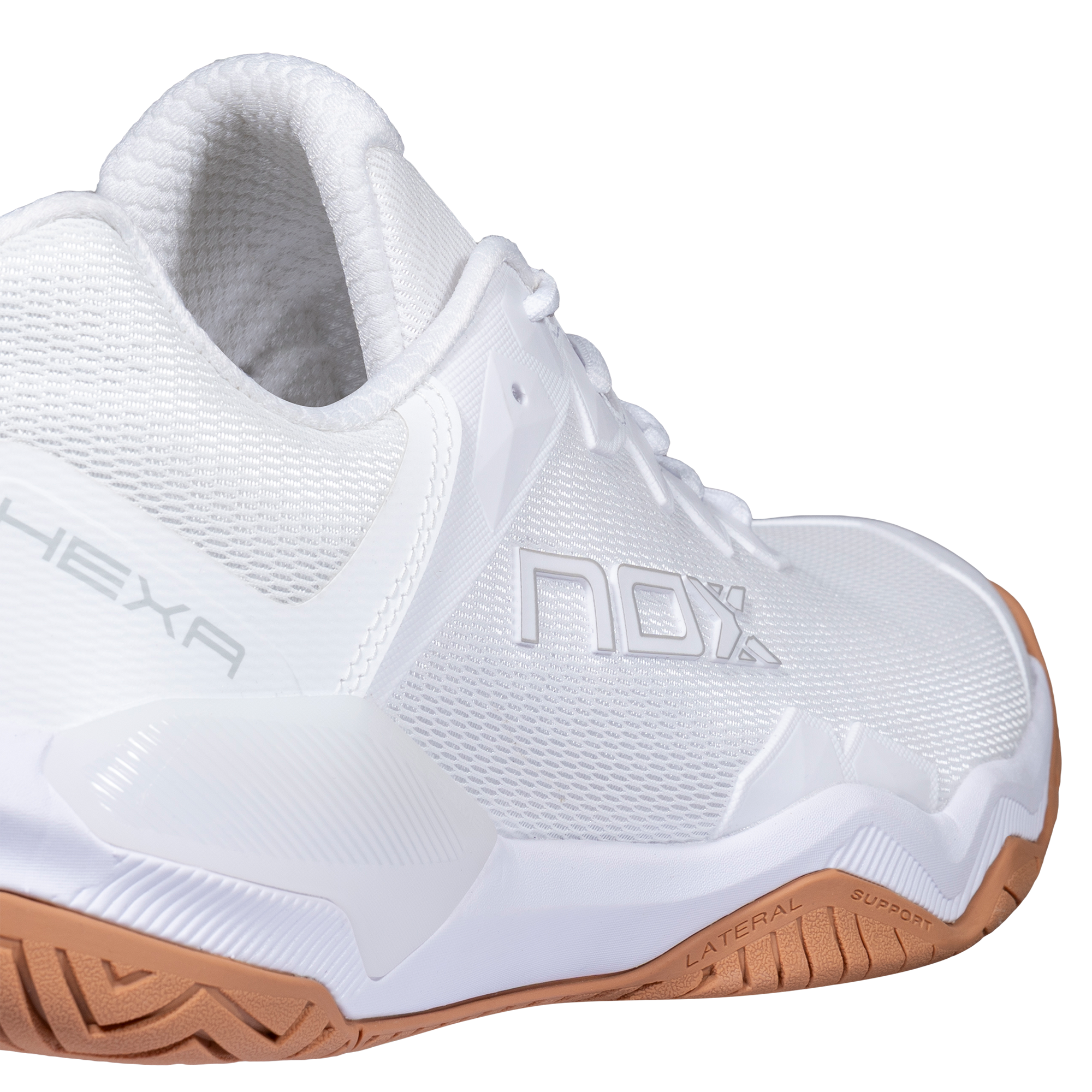 Zapatilla de Pickleball LUX HEXA White/Gum Rubber