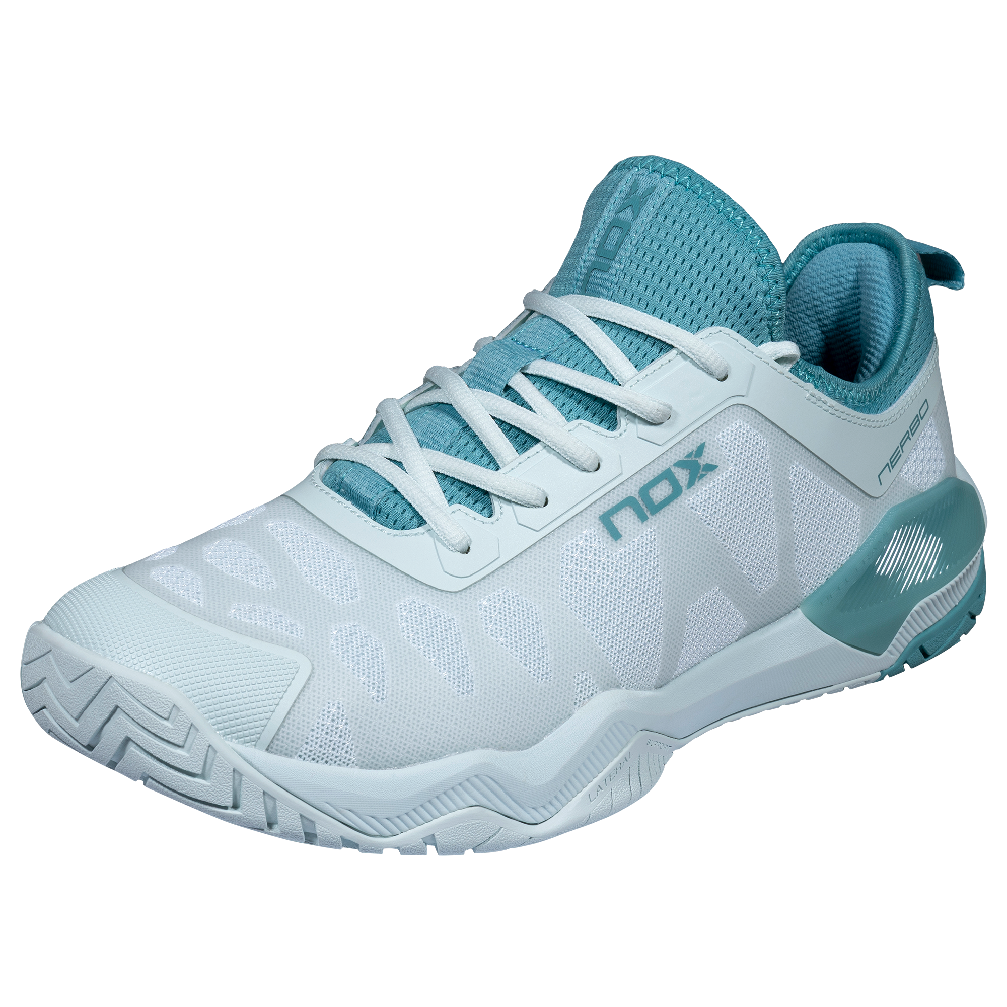 Zapatillas de Pickleball LUX NERBO Morning Mist/Turquoise