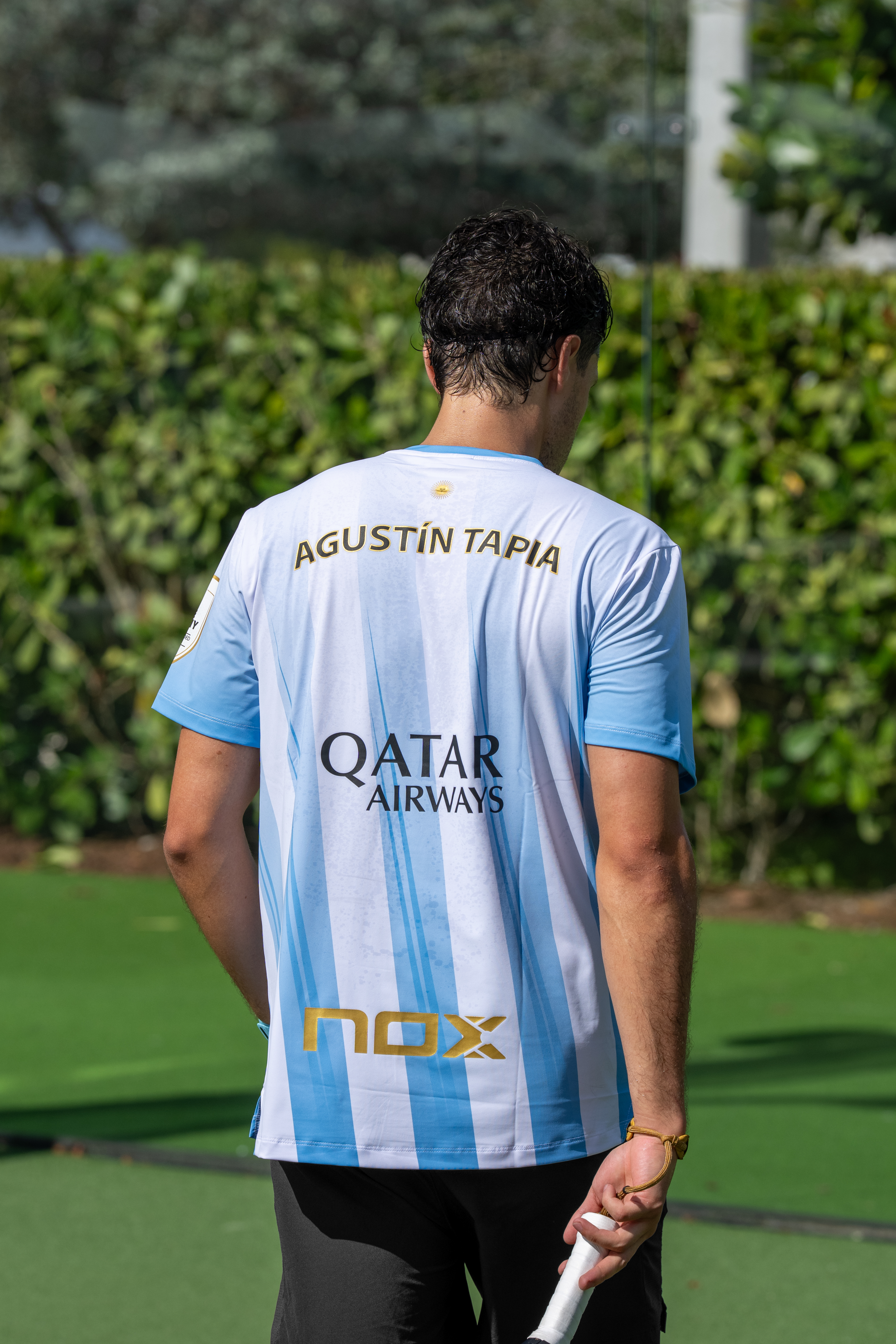 Camiseta Sponsors AT10 Azul Claro de Agustín Tapia