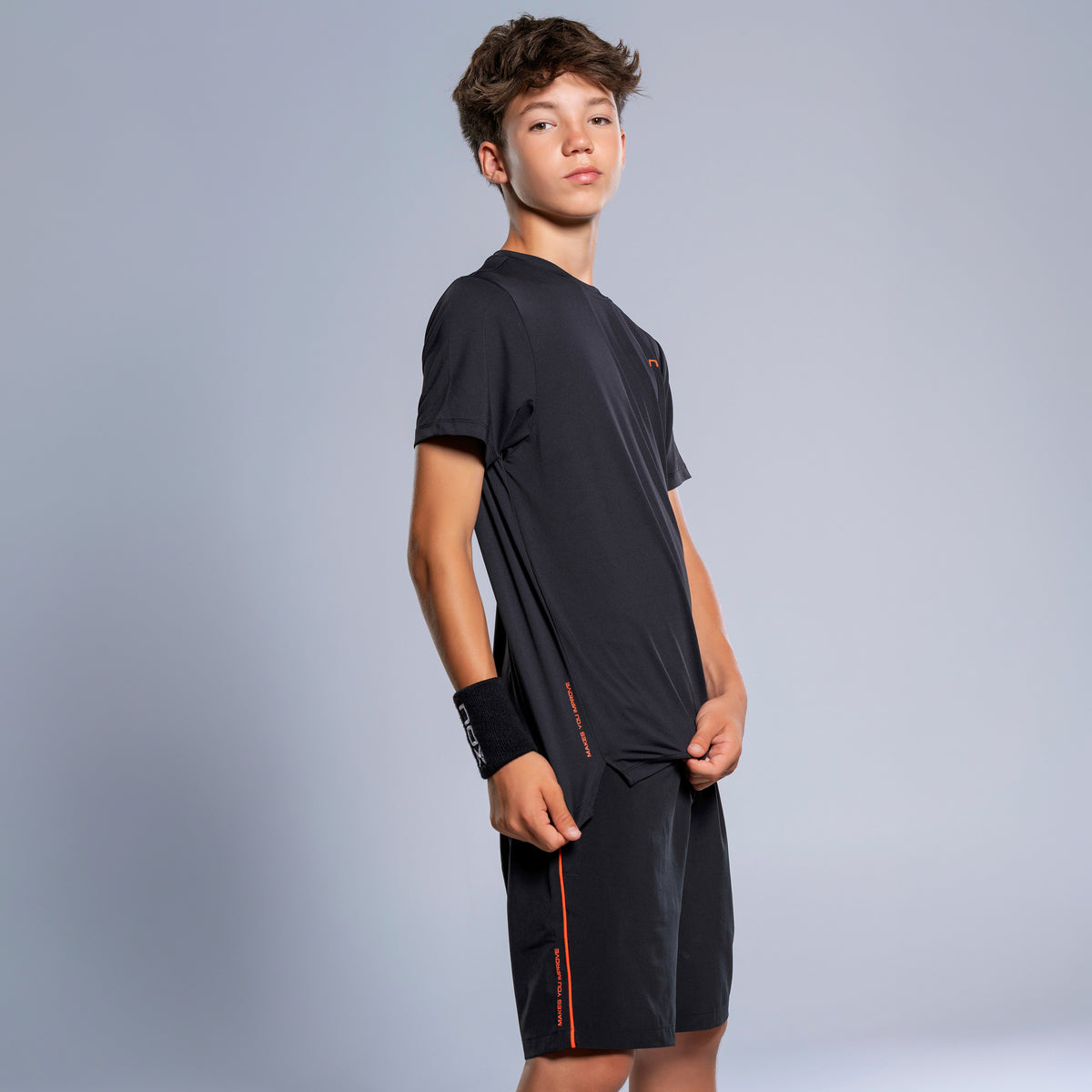 T-shirt Garçon TEAM Noir
