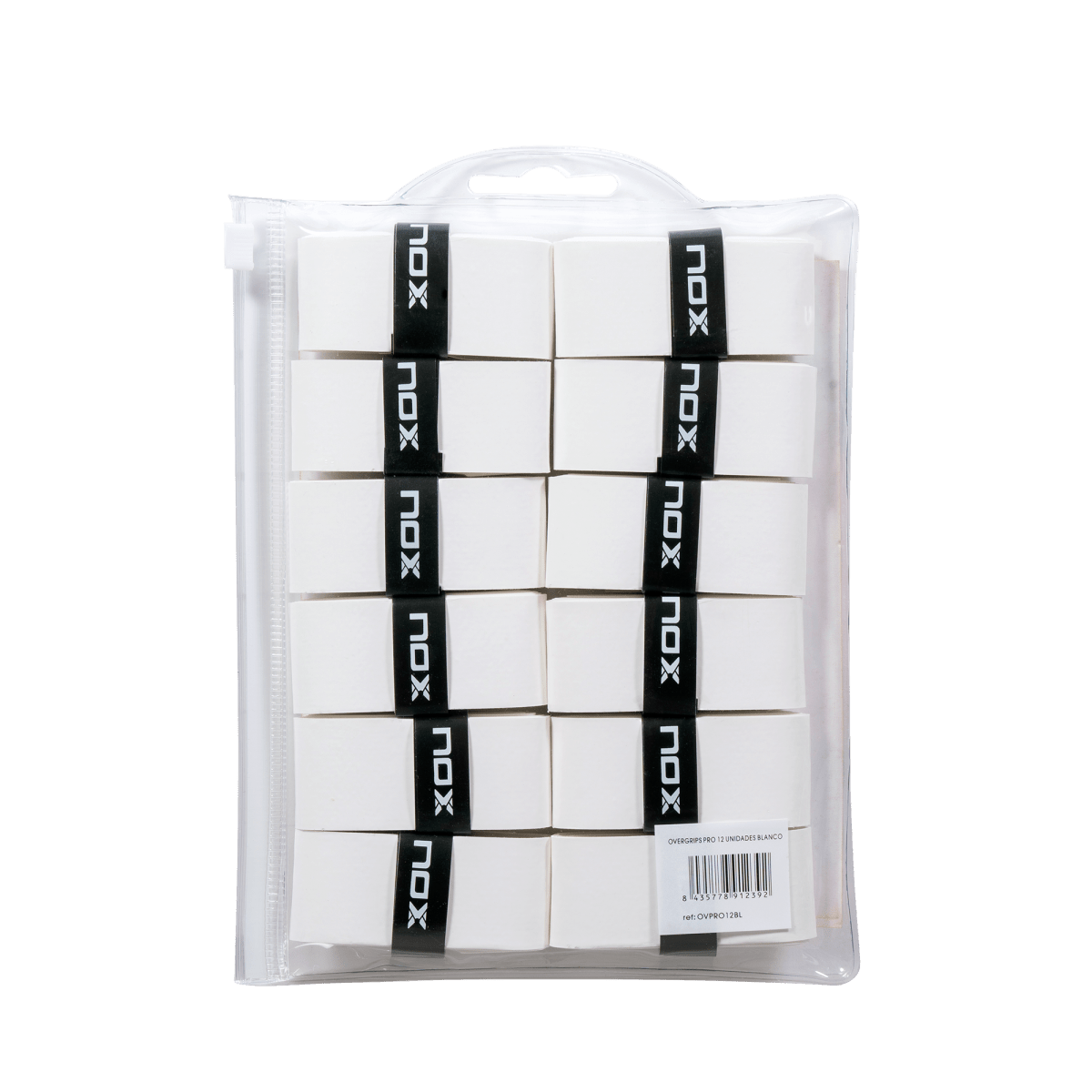 Bolsa 12 Overgrips PRO Lisos Blanco - NOXOvergrips