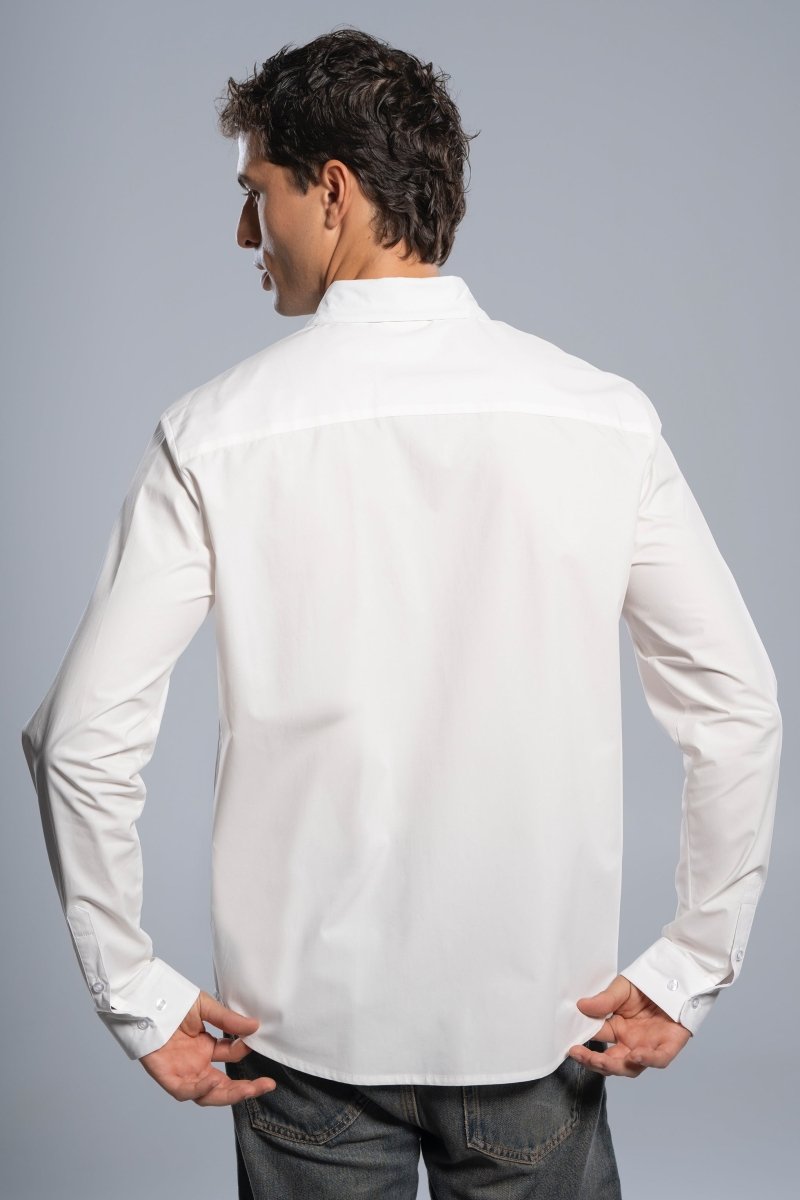 Camisa CORP blanco para hombre - NOXcamisaCamisa