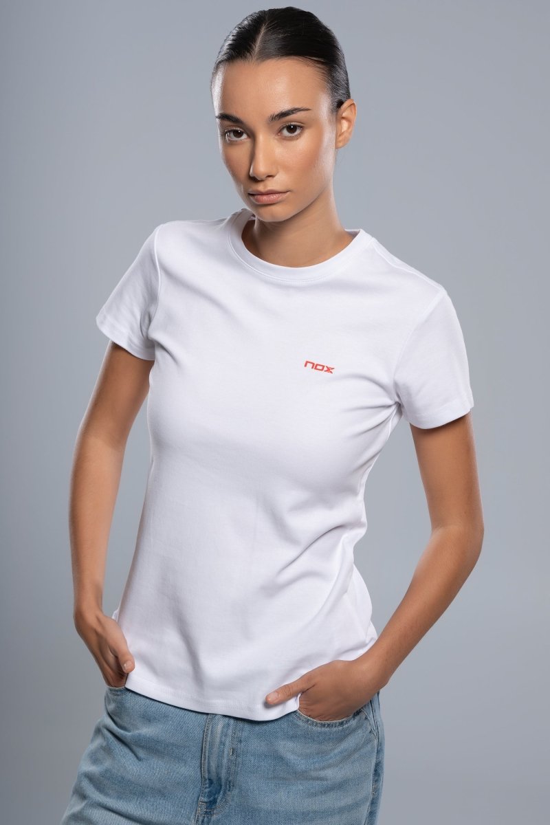 Camiseta CORP blanco para mujer - NOXcamisetaCamisetas