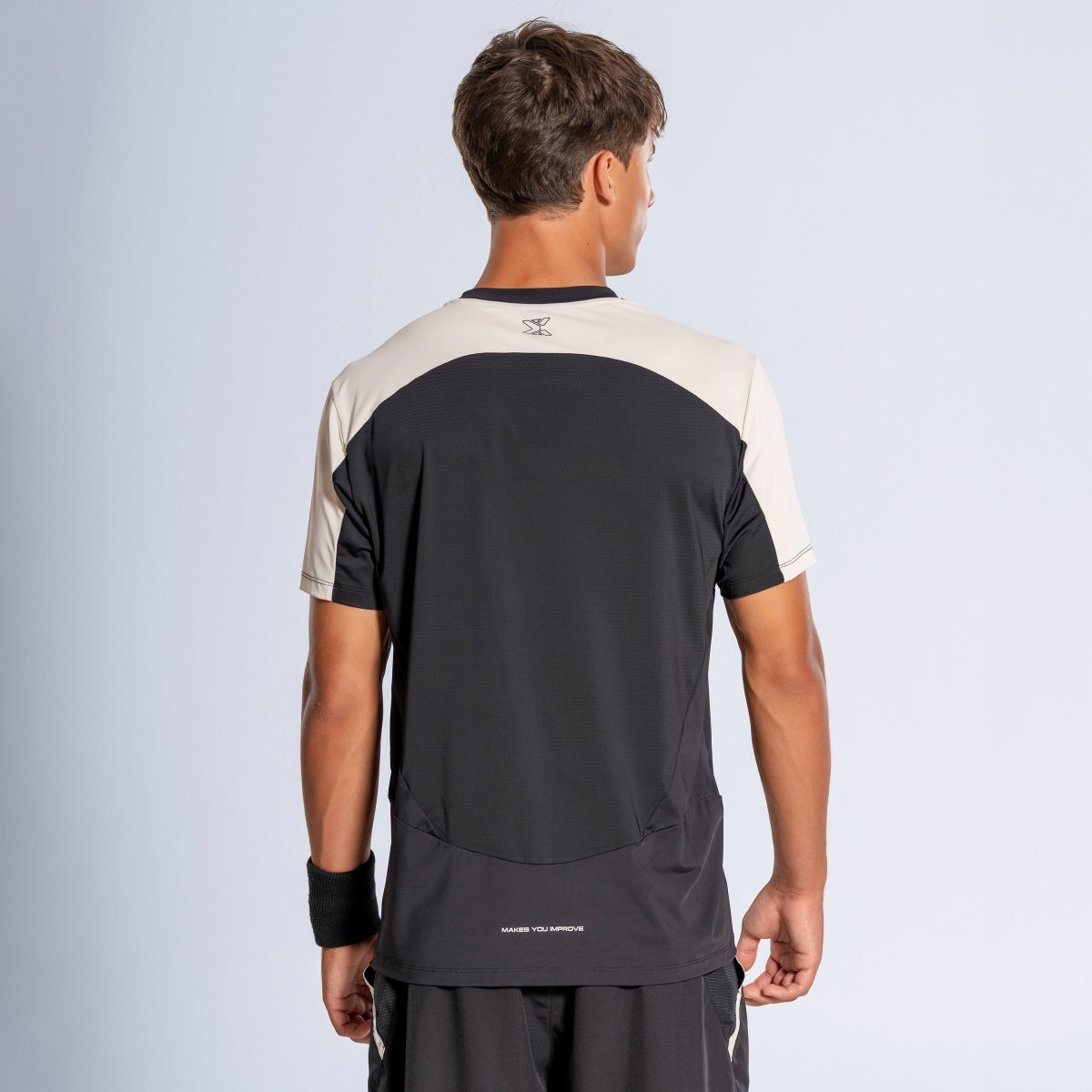 Camiseta Hombre PRO Jet Black/Snowy - NOXCamisetas