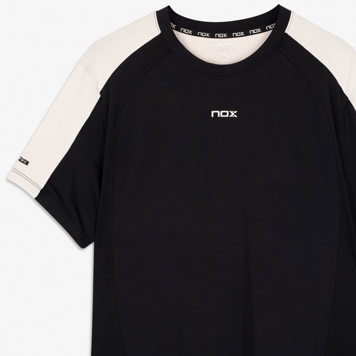 Camiseta Hombre PRO Jet Black/Snowy - NOXCamisetas