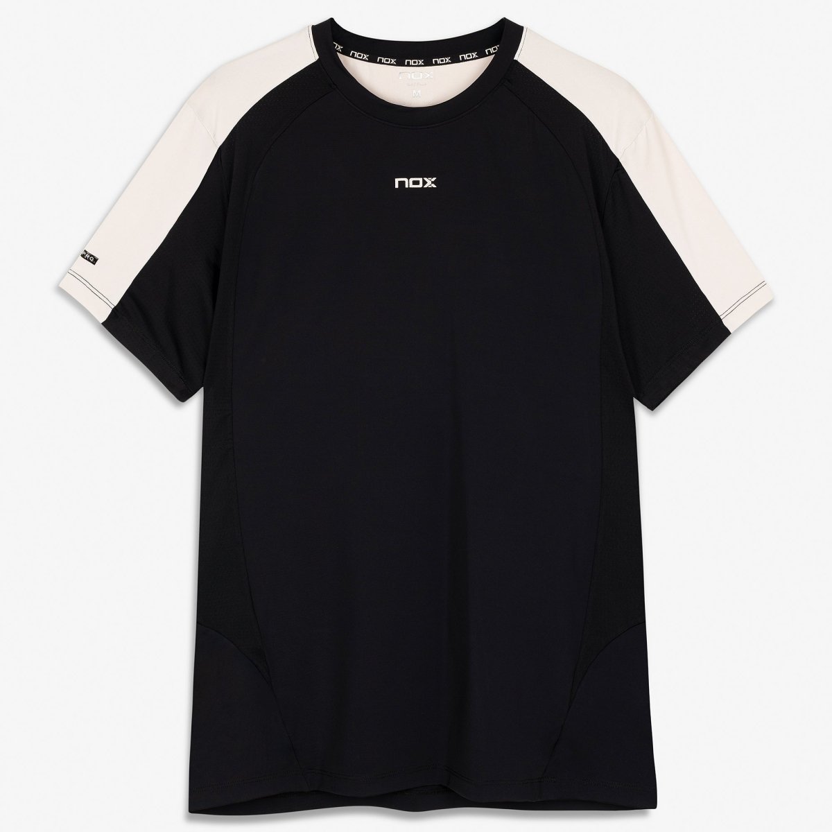 Camiseta Hombre PRO Jet Black/Snowy - NOXCamisetas