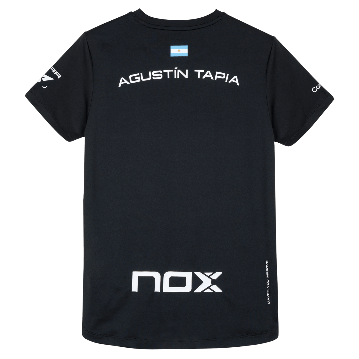 Camiseta Junior Sponsor Agustín Tapia Black - NOXinfantilCamisetas