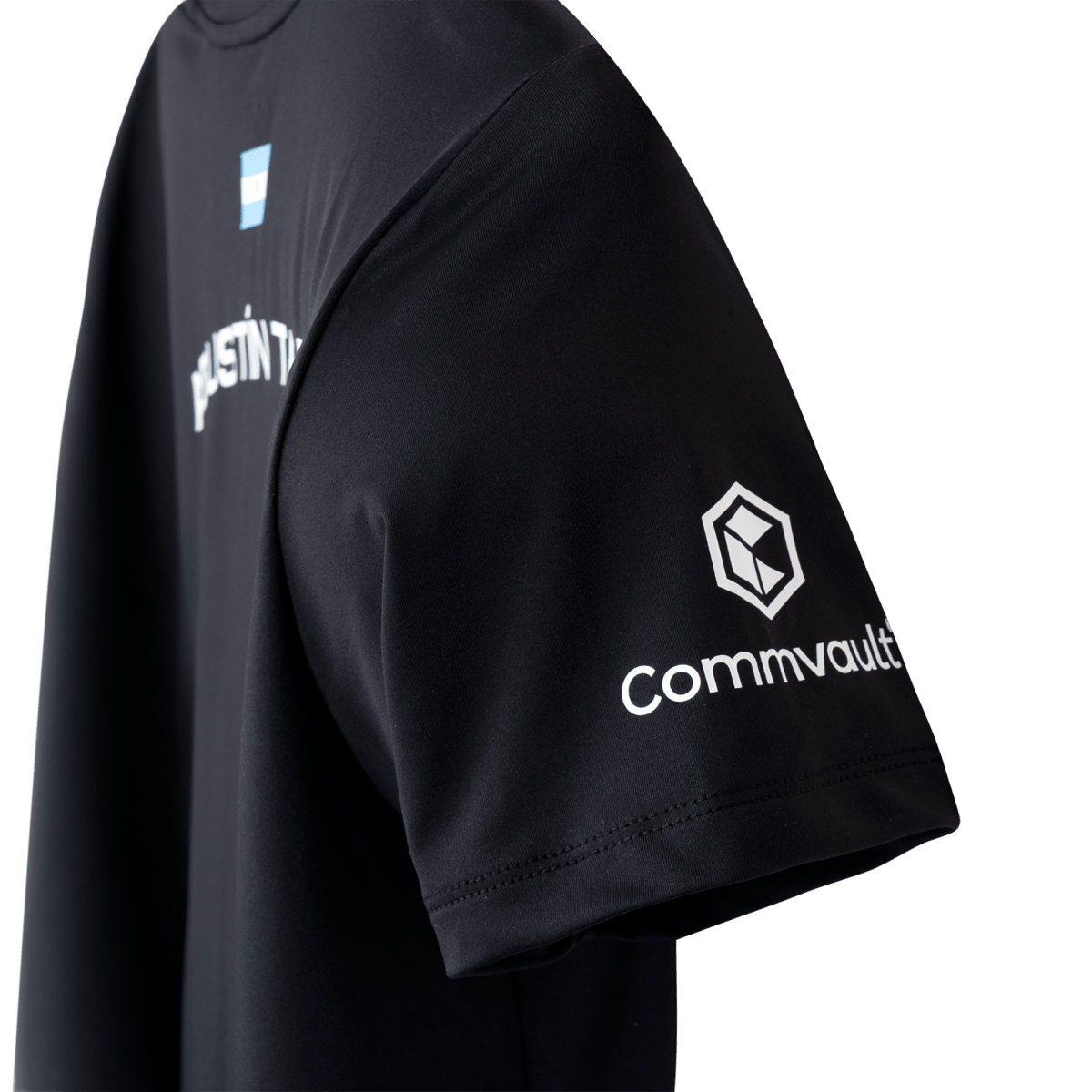 Camiseta Junior Sponsor Agustín Tapia Black - NOXinfantilCamisetas