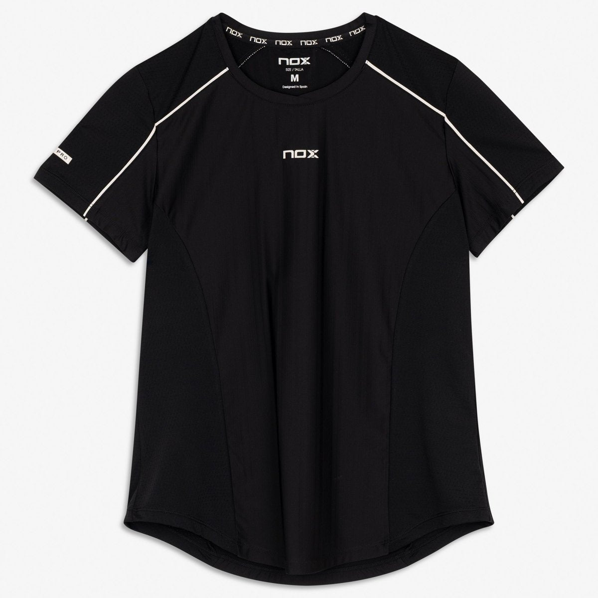 Camiseta Mujer PRO Jet Black - NOXCamisetas
