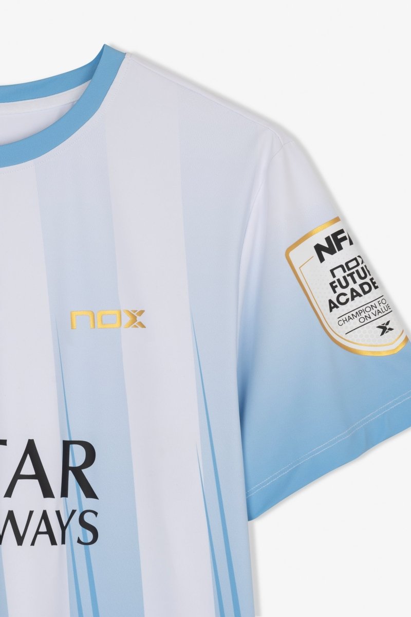 Camiseta Sponsors AT10 Azul Claro de Agustín Tapia - NOXcamisetaCamisetas