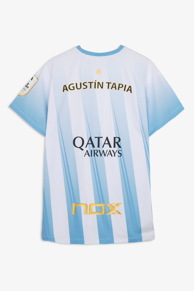 Camiseta Sponsors AT10 Azul Claro de Agustín Tapia - NOXcamisetaCamisetas