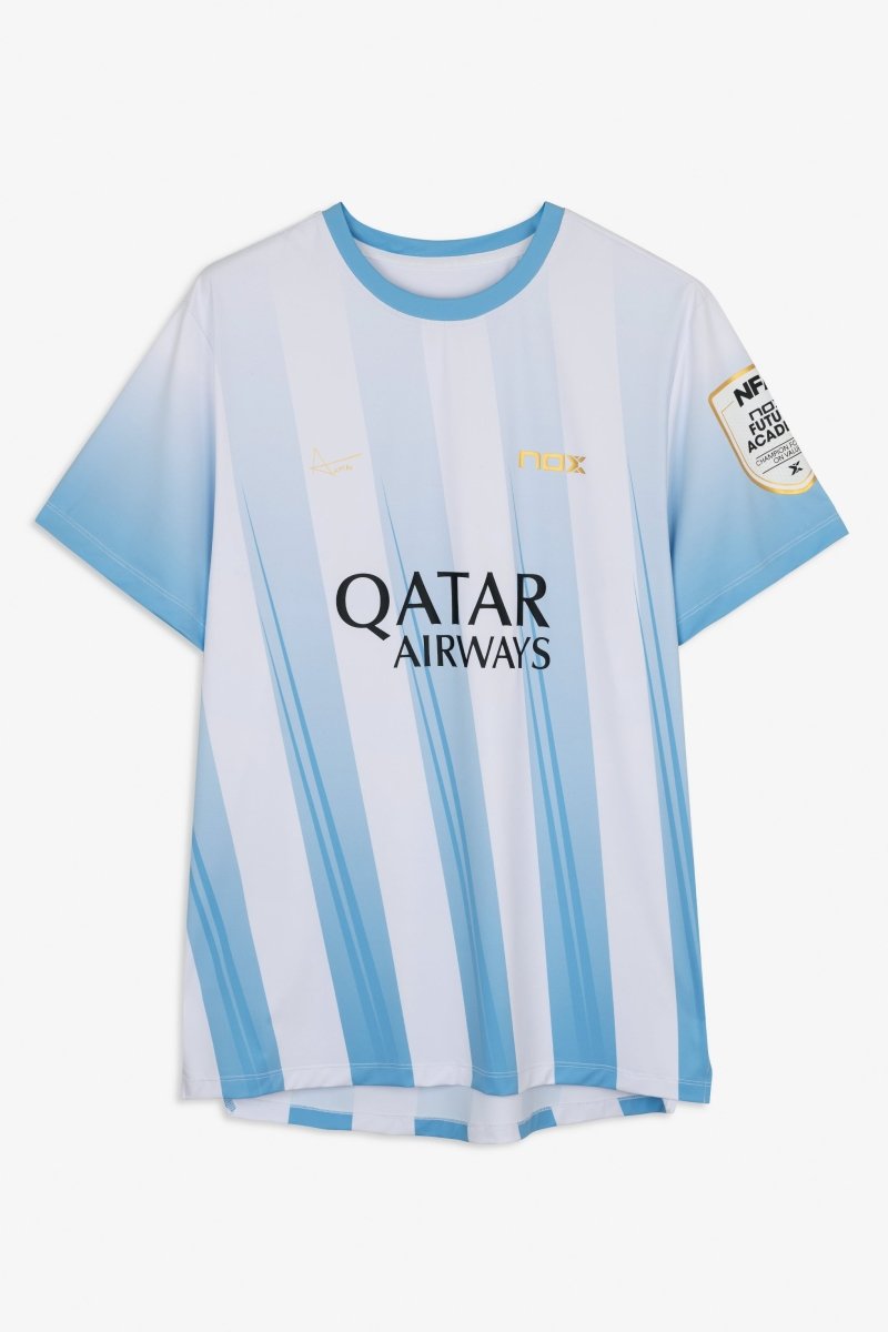 Camiseta Sponsors AT10 Azul Claro de Agustín Tapia - NOXcamisetaCamisetas