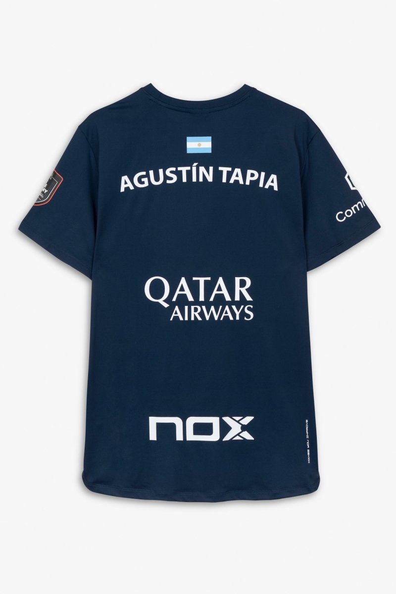Camiseta Sponsors AT10 Azul Oscuro de Agustín Tapia 2026 - NOXreplicasCamisetas