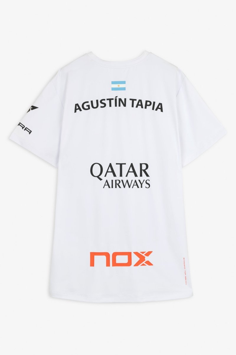 Camiseta Sponsors AT10 Blanco de Agustín Tapia - NOXAgustín Tapia 2024Camisetas