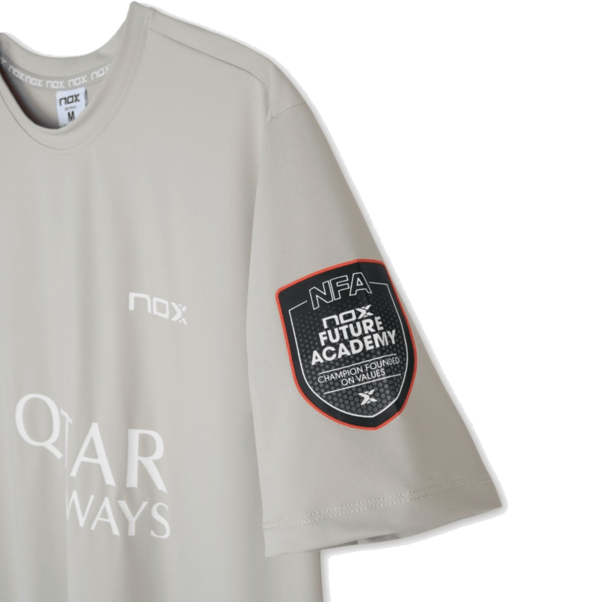 Camiseta Sponsors AT10 Gris Suave de Agustín Tapia 2026 - NOXAllCamisetas