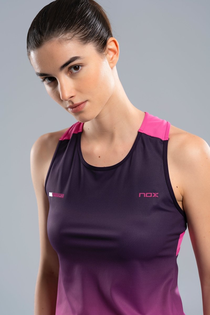 Camiseta Tirantes Mujer PRO Blackberry Rose Degraded - NOXfw25Camisetas