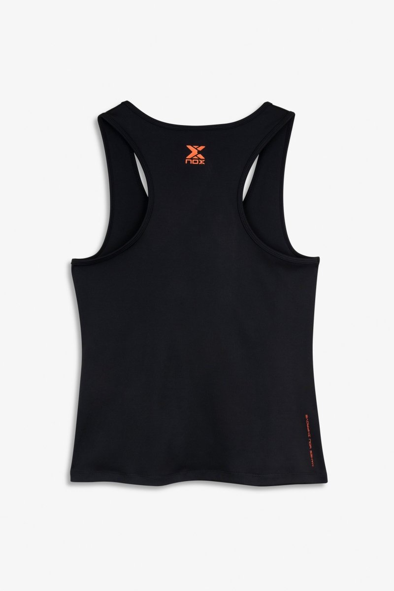 Camiseta Tirantes Mujer TEAM Negro - NOXmujerCamisetas
