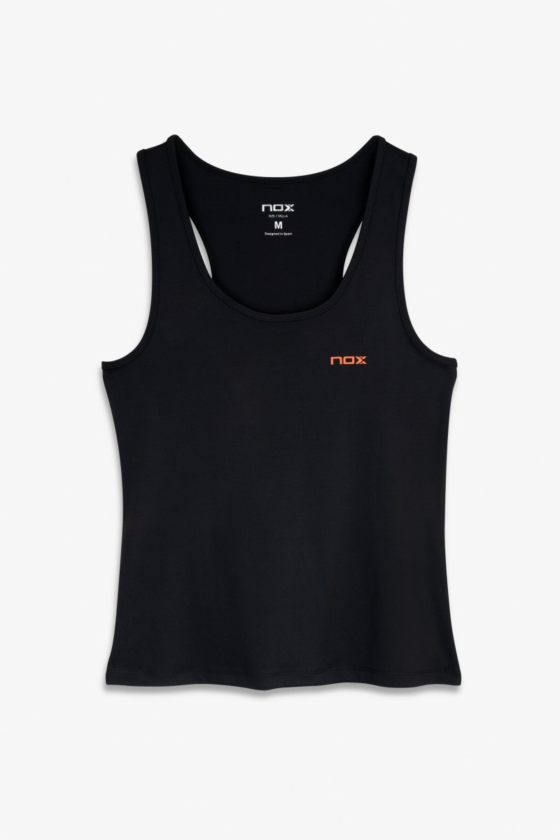Camiseta Tirantes Mujer TEAM Negro - NOXmujerCamisetas