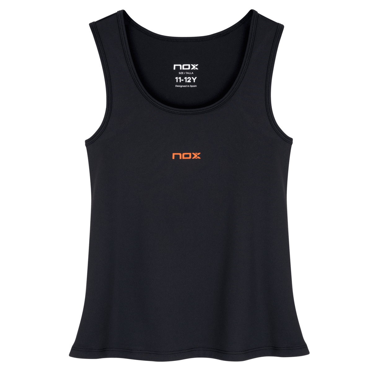 Camiseta Tirantes Niña TEAM Black - NOXCamisetas