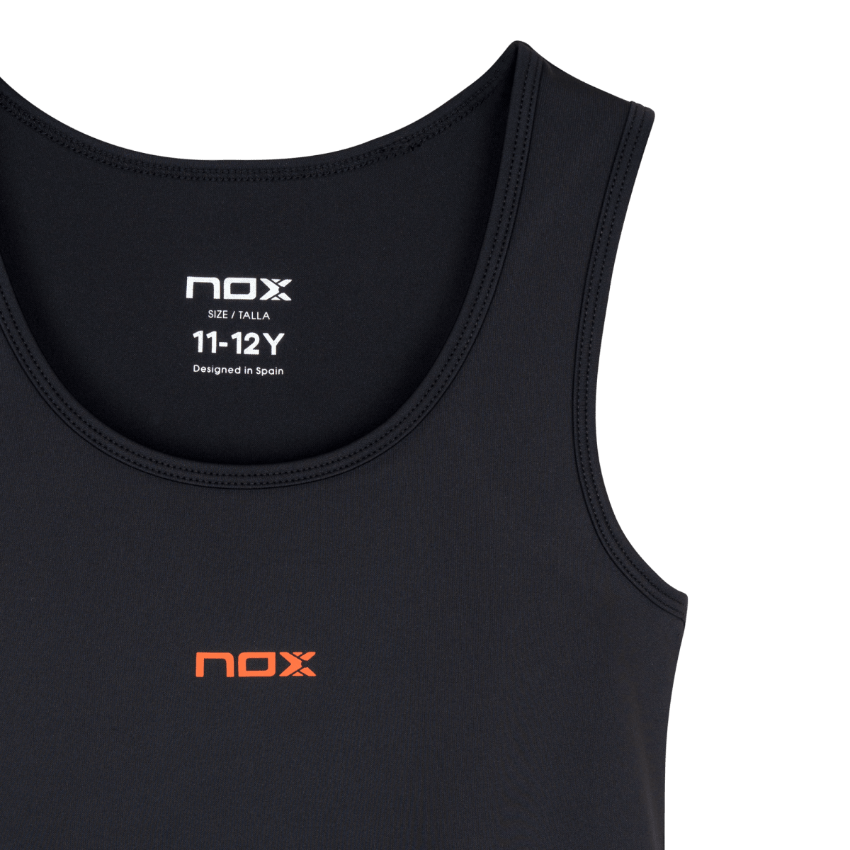 Camiseta Tirantes Niña TEAM Black - NOXCamisetas