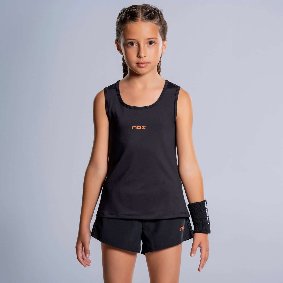Camiseta Tirantes Niña TEAM Black - NOXCamisetas