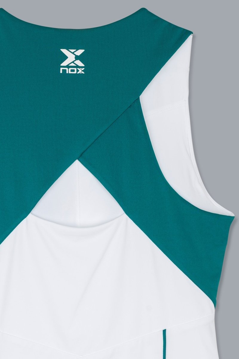 Camiseta Tirantes PRO Mujer White/Ivy Green - NOXmujerCamisetas
