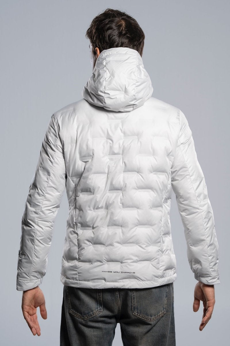 Chaqueta acolchada TEAM gris para hombre - NOXchaqueta deportivaChaqueta deportiva