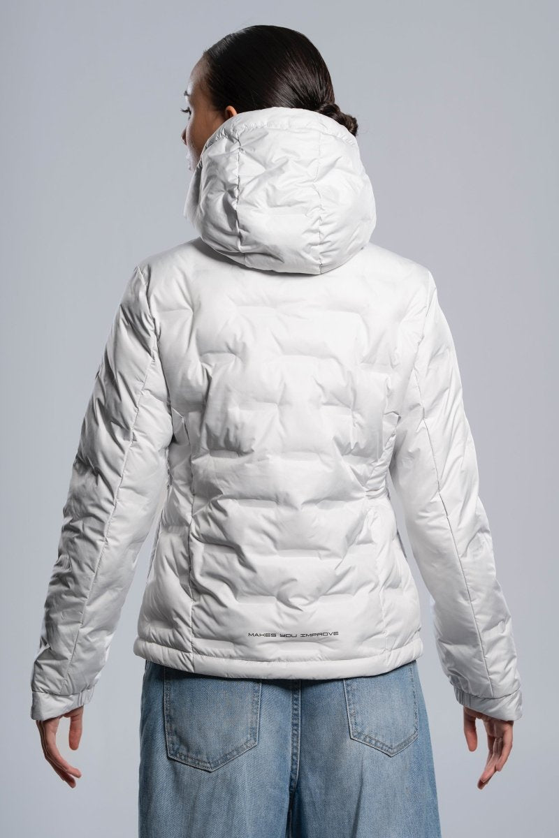 Chaqueta acolchada TEAM gris para mujer - NOXchaqueta deportivaChaqueta deportiva