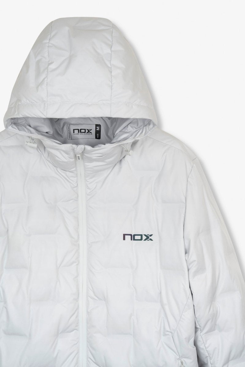 Chaqueta acolchada TEAM gris para mujer - NOXchaqueta deportivaChaqueta deportiva