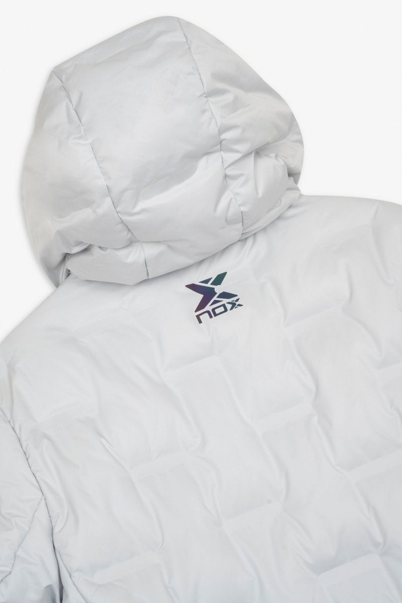 Chaqueta acolchada TEAM gris para mujer - NOXchaqueta deportivaChaqueta deportiva