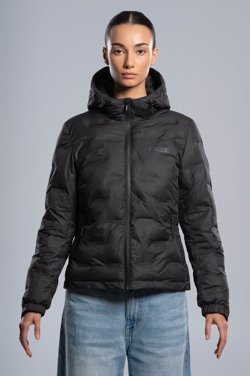 Chaqueta acolchada TEAM negro para mujer - NOXchaqueta deportivaChaqueta deportiva
