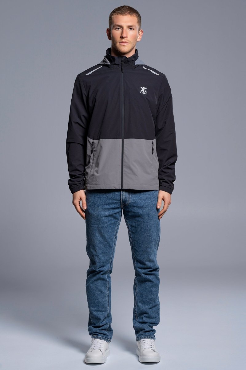 Cortavientos Hombre Black/Dark Grey - NOXcortavientosCortavientos