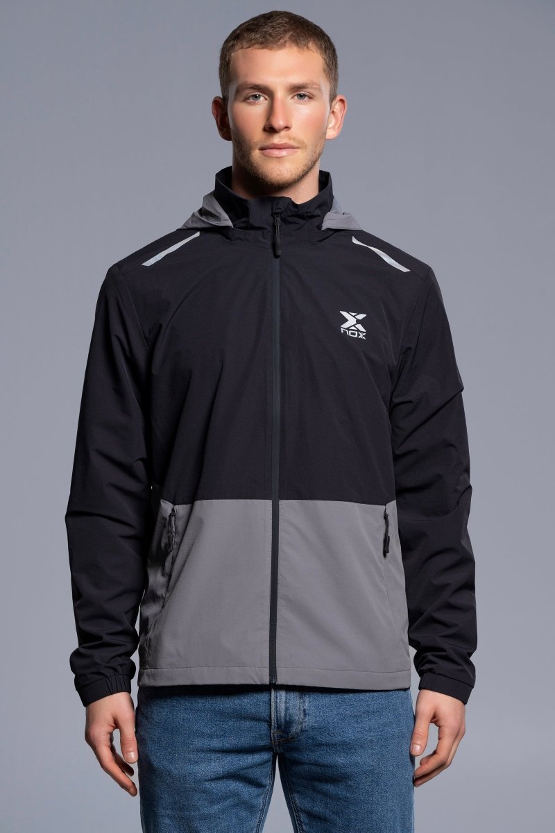 Cortavientos Hombre Black/Dark Grey - NOXcortavientosCortavientos