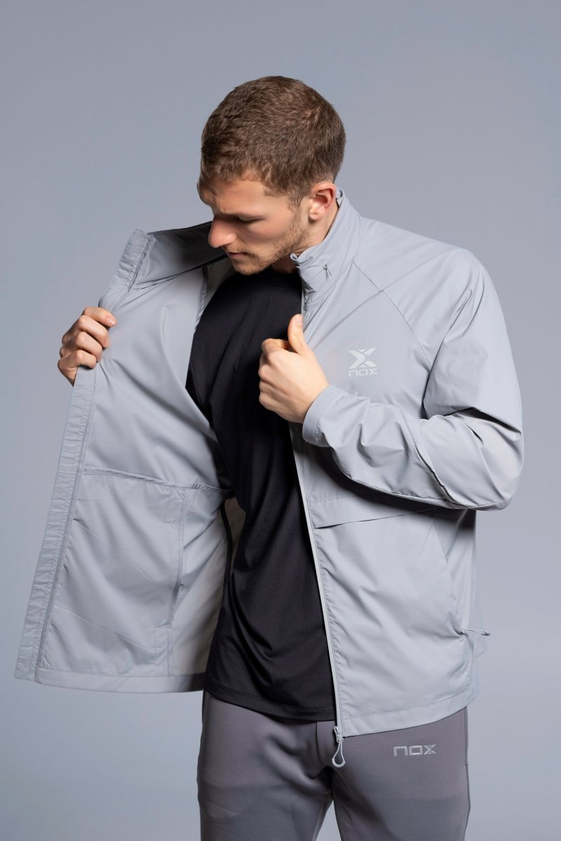Cortavientos Ligero Hombre Light Grey - NOXcortavientosCortavientos
