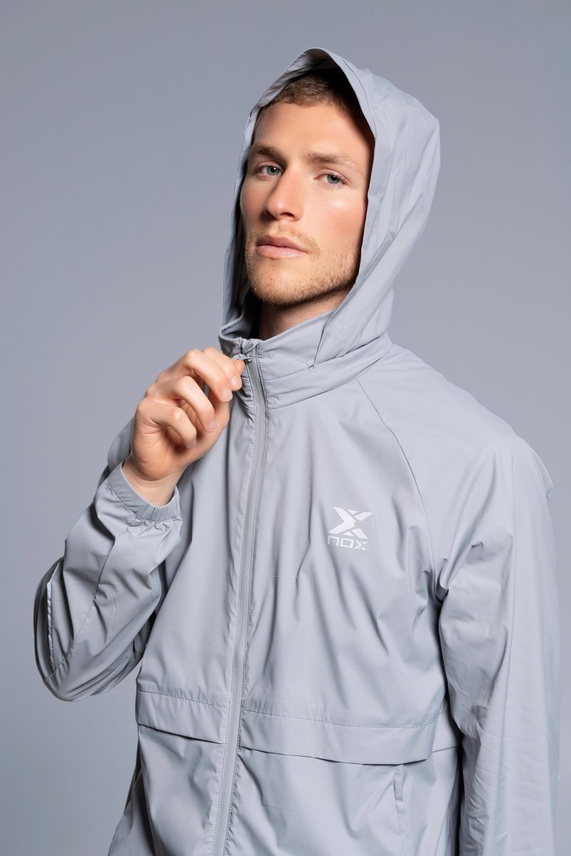 Cortavientos Ligero Hombre Light Grey - NOXcortavientosCortavientos