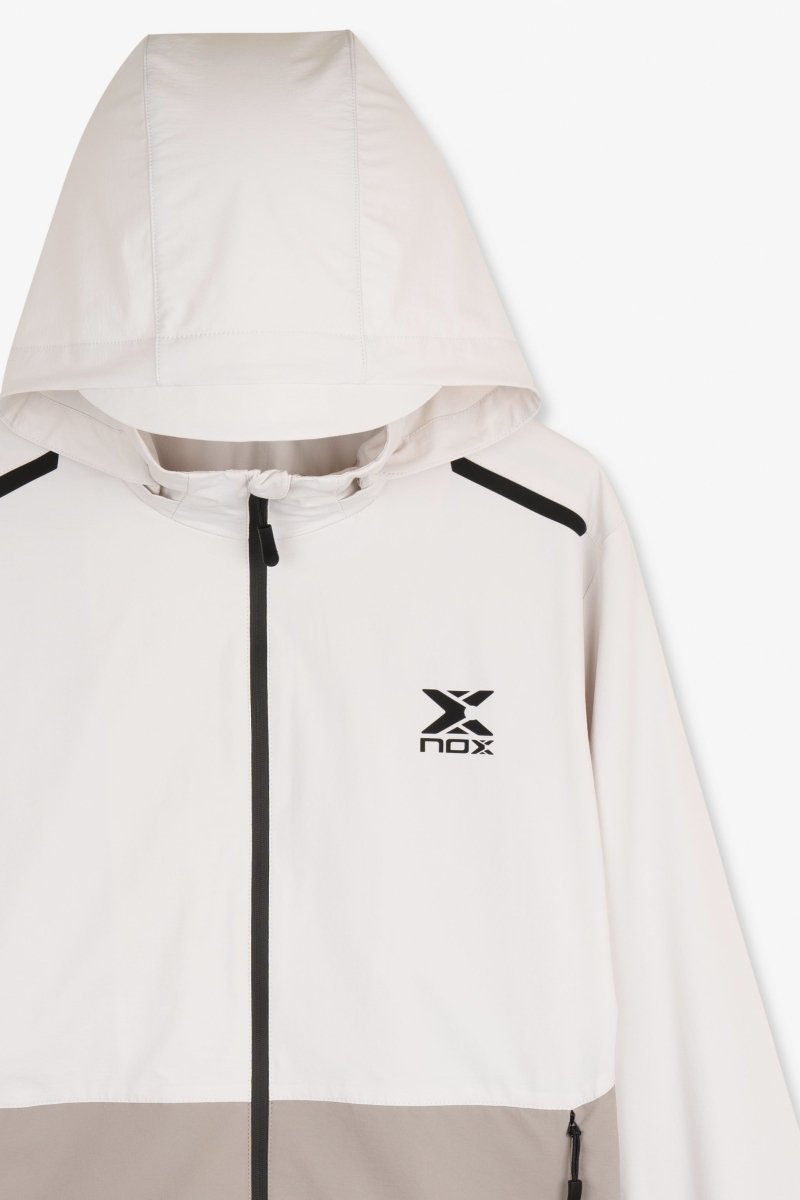 Cortavientos Mujer White Cloud/Cobblestone - NOXcortavientosCortavientos