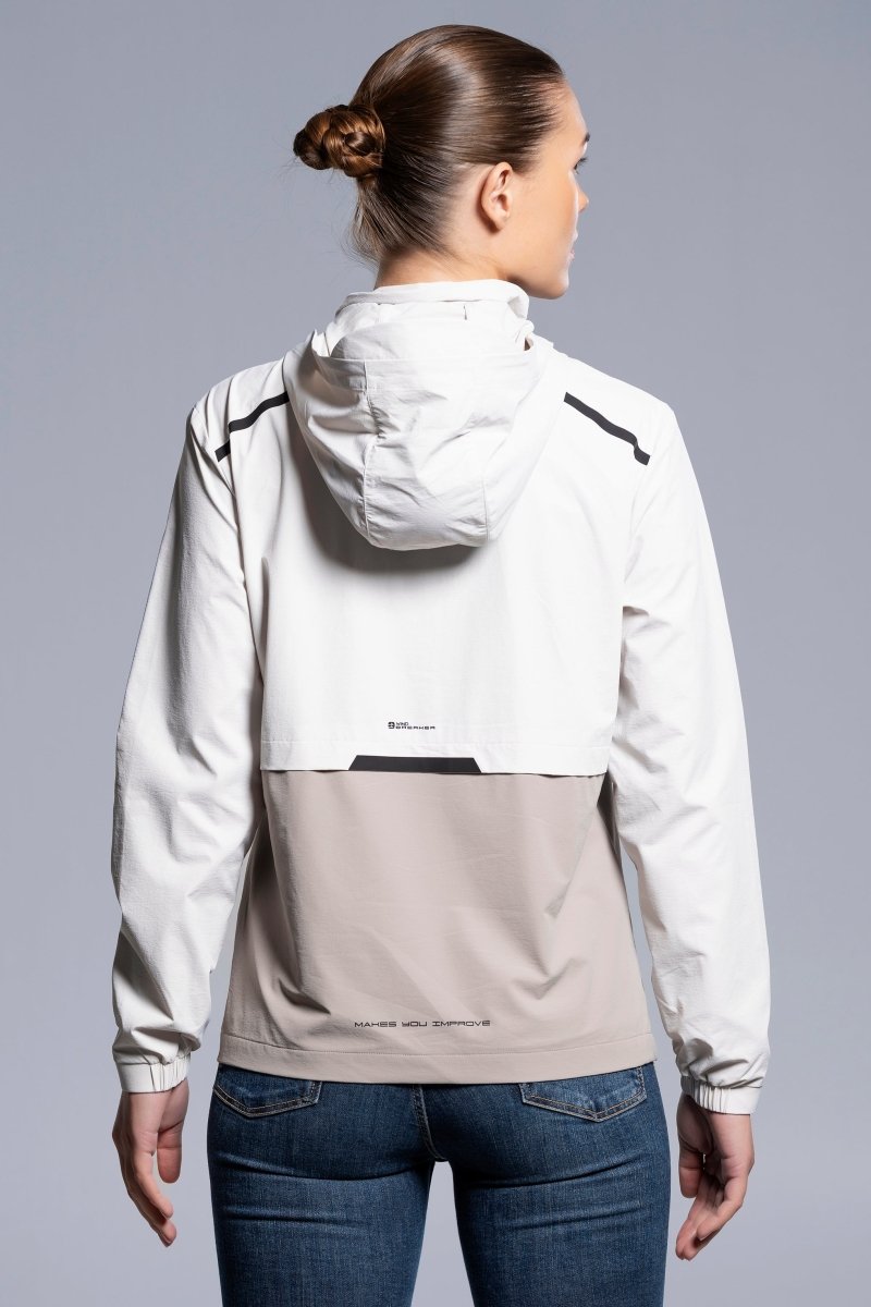 Cortavientos Mujer White Cloud/Cobblestone - NOXcortavientosCortavientos