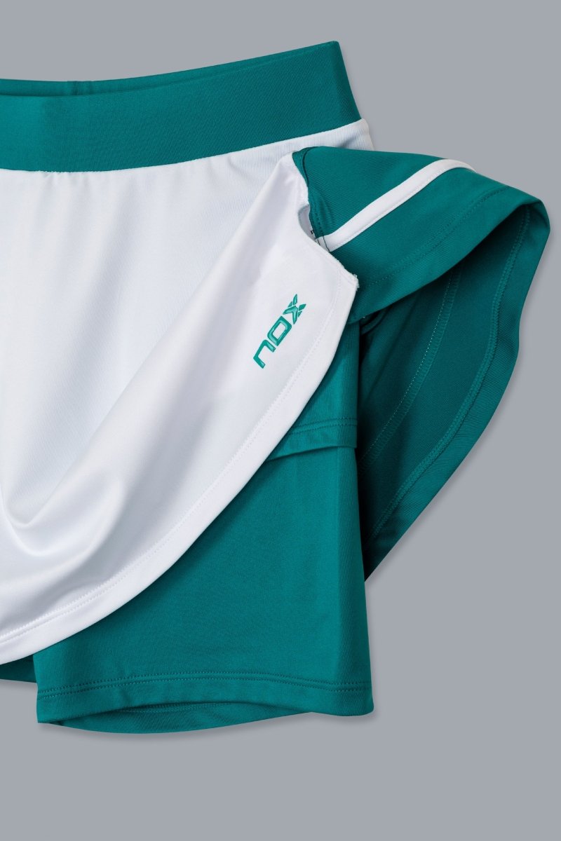 Falda Mujer PRO White/Ivy Green - NOXfaldasFaldas