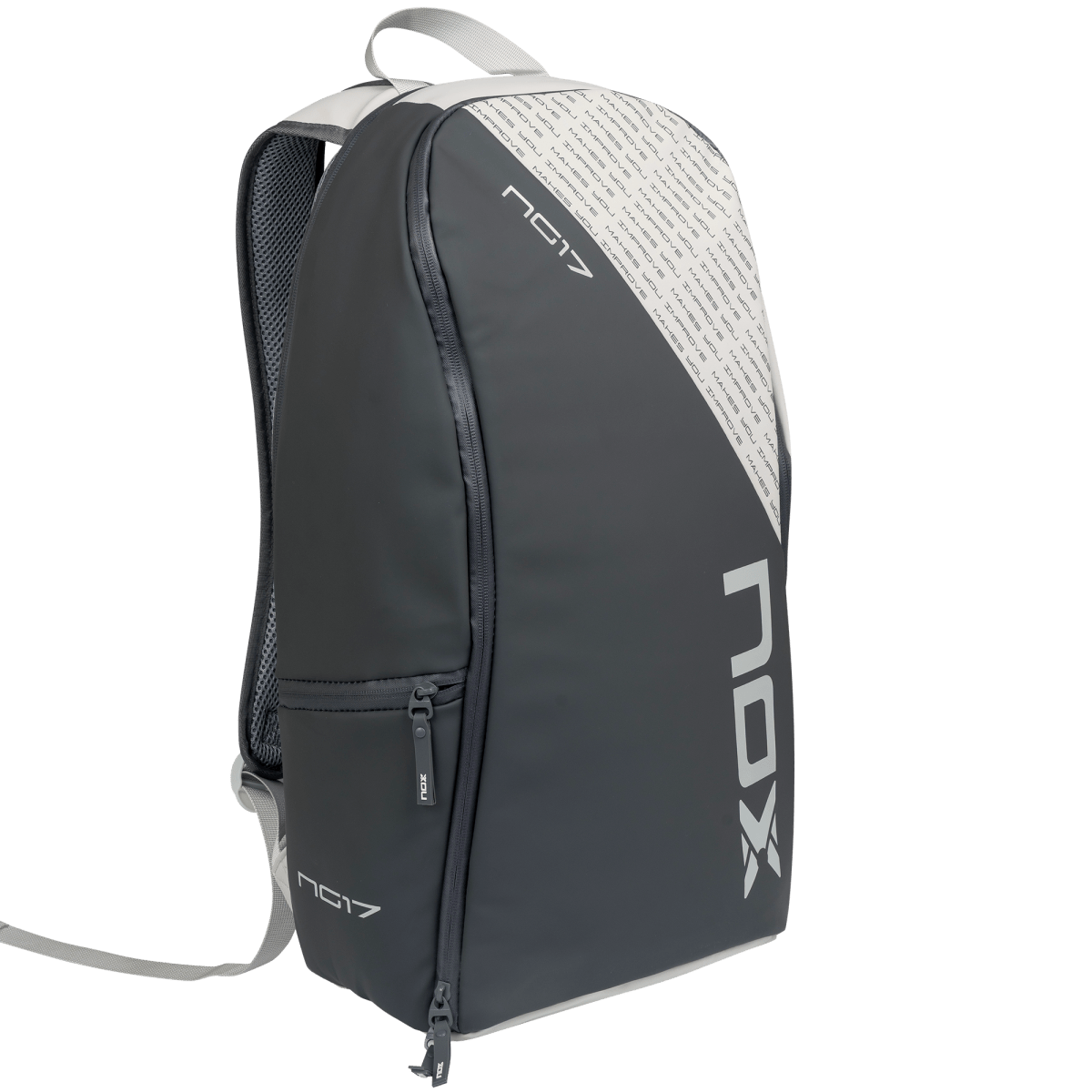 Mochila Beach NG17 STREET Black/White - NOXMochilas Beach Tennis
