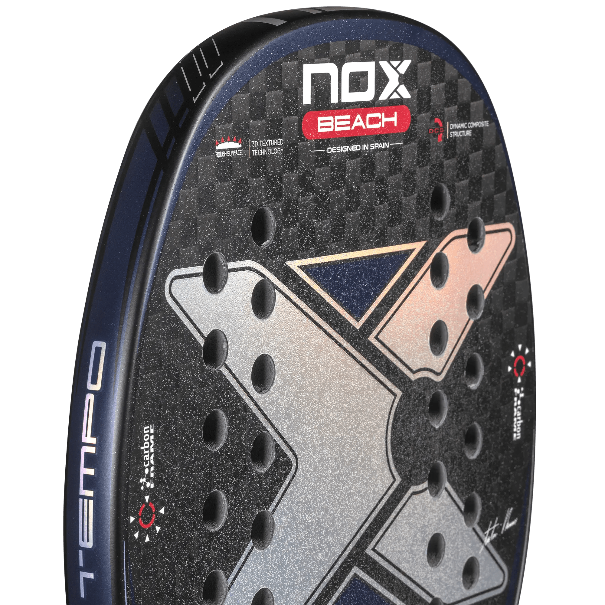 Pala de beach tennis AR10 TEMPO 2022 - NOX2022Palas Beach Tennis