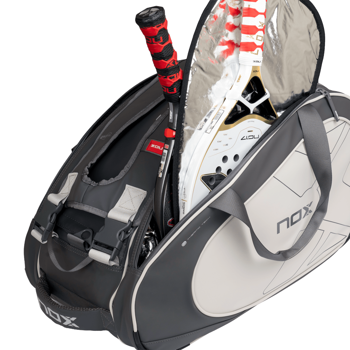 Paletero Beach LUXURY NG17 Black/White by Nico Gianotti - NOXPaleteros Beach Tennis
