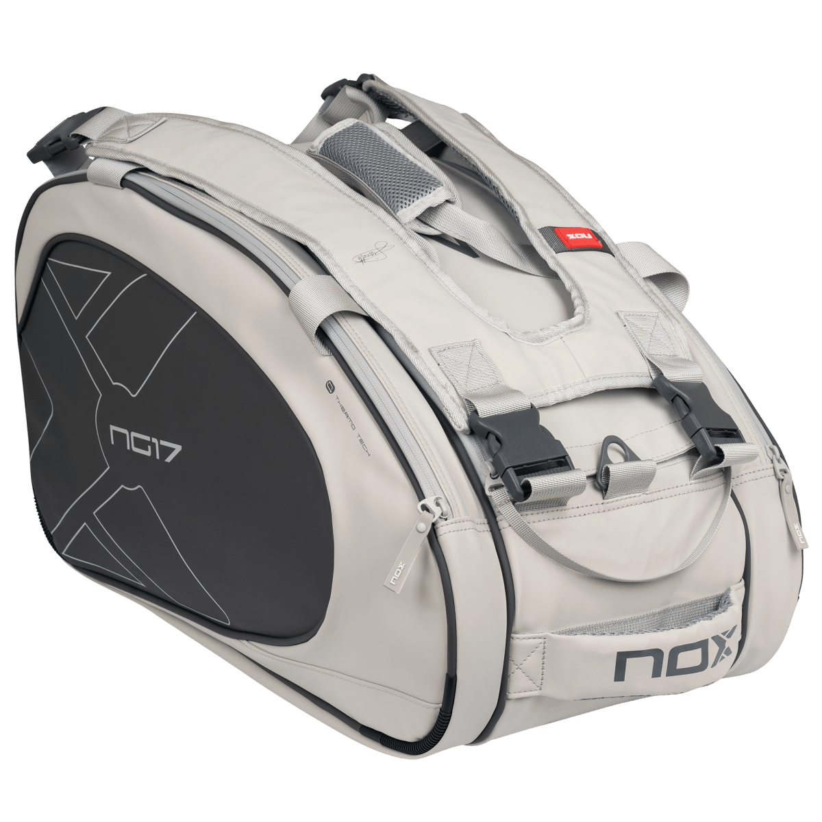 Paletero Beach LUXURY NG17 White/Black by Nico Gianotti - NOXPaleteros Beach Tennis