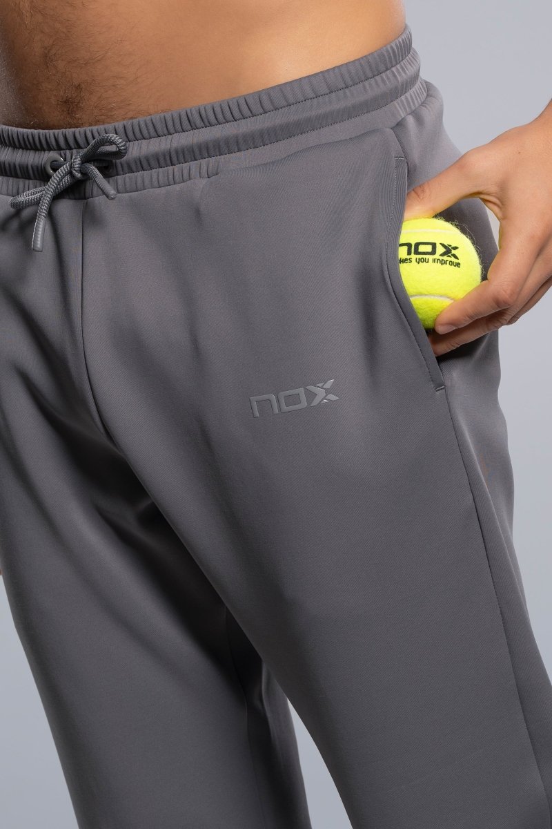 Pantalón deportivo hombre TEAM gris luna - NOXhombrePantalones