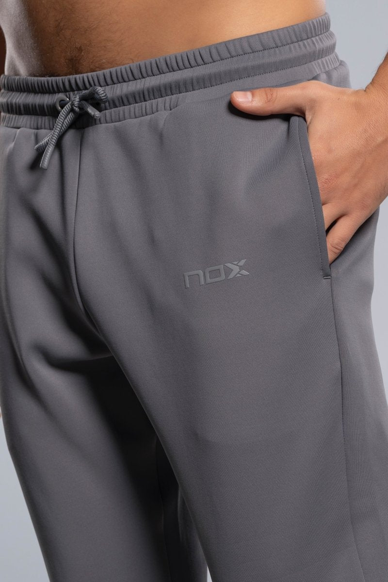 Pantalón deportivo hombre TEAM gris luna - NOXhombrePantalones