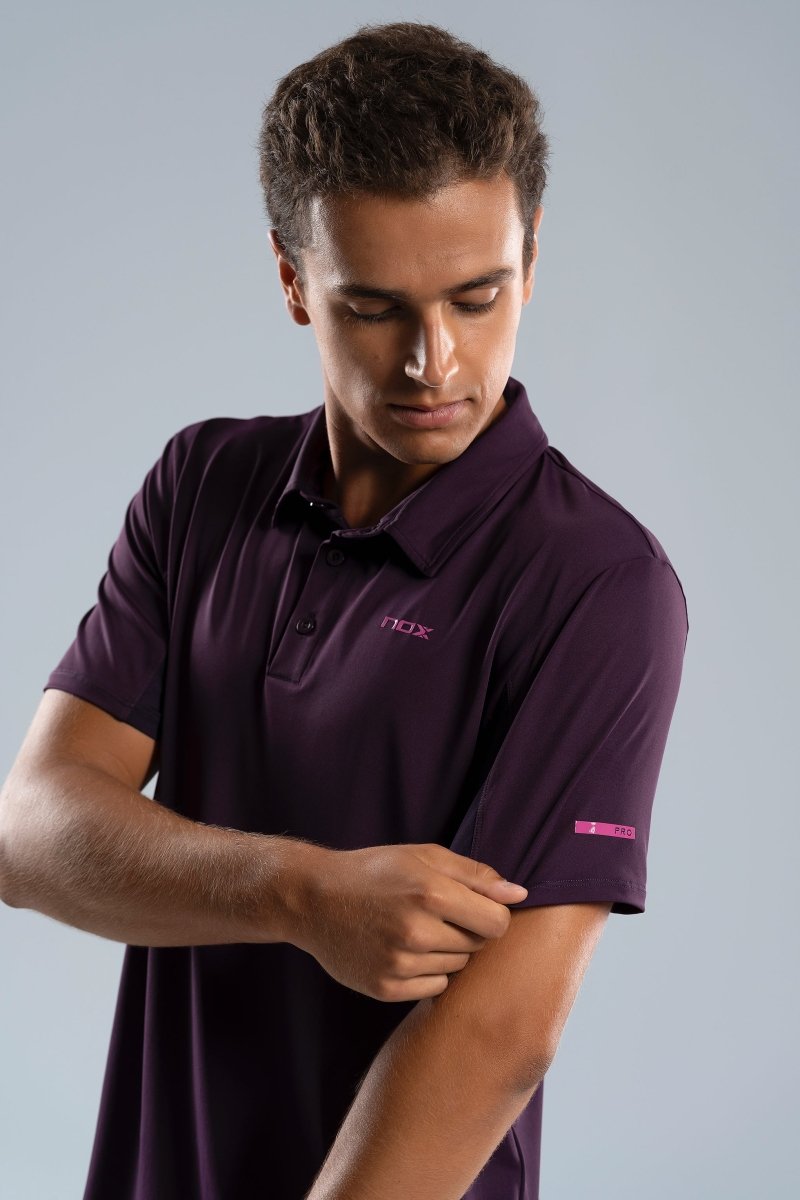Polo Hombre PRO Deep Purple - NOXfw25Polo