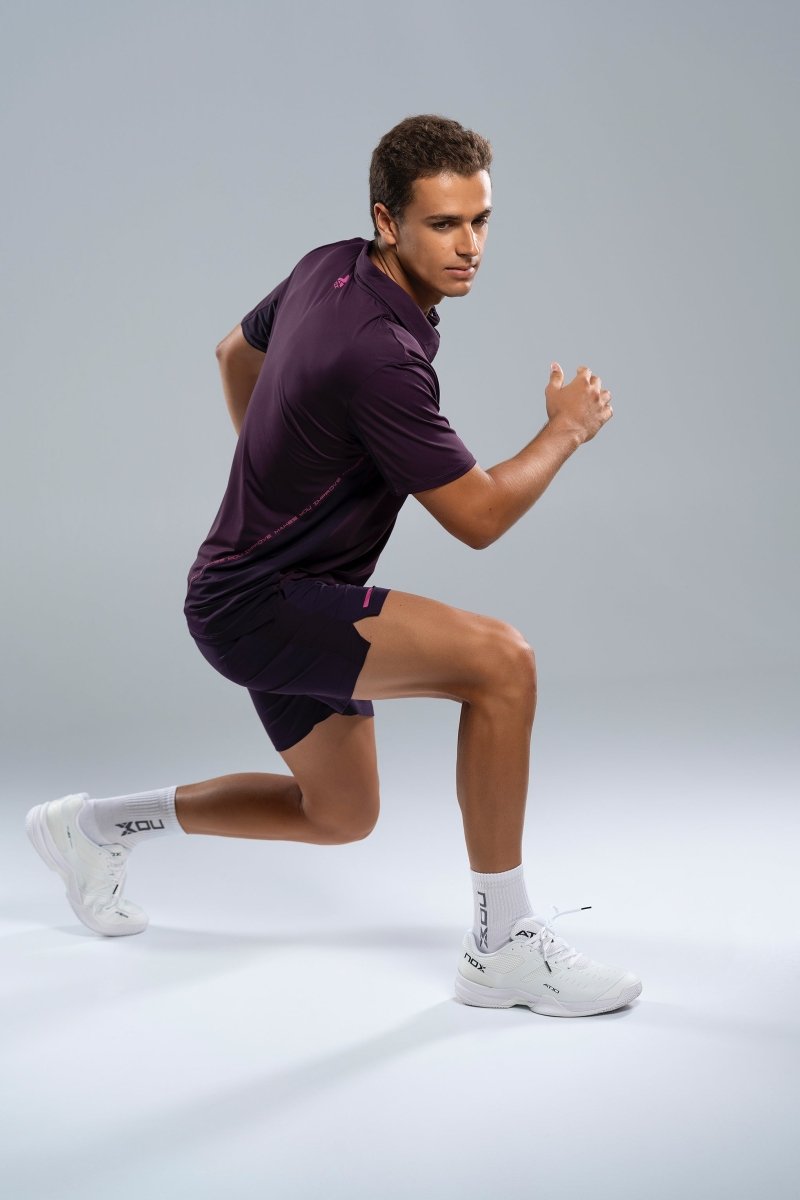 Polo Hombre PRO Deep Purple - NOXfw25Polo
