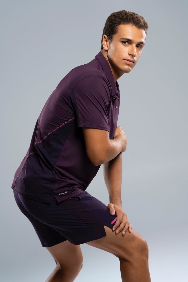 Polo Hombre PRO Deep Purple - NOXfw25Polo